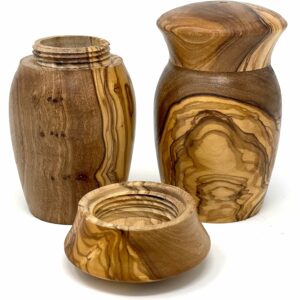 olive wood salt pepper shakers