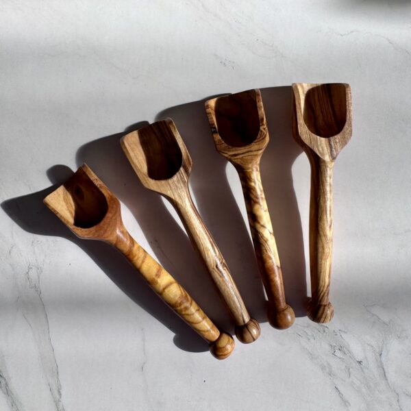 Handcrafted Olive Wood Tea & Coffee Spoon – Small & Chemical-Free